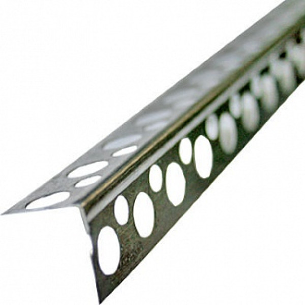 Кутник перфорований 3м DELUX 0,3x46мм (ШИРОКИЙ 23*23)
