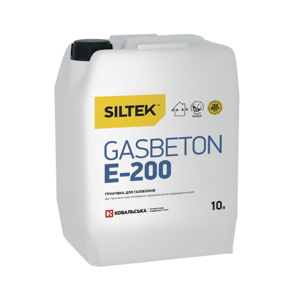 Грунтовка для газоблоків Siltek E-200 10л 2шт