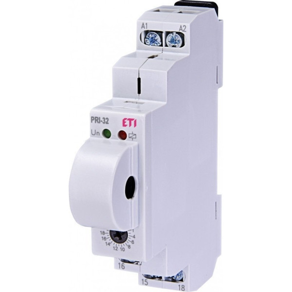 Реле контролю споживаного струму PRI-32 UNI 24-240V AC, 24V DC (1..20A) (1x8A_AC1) ETI