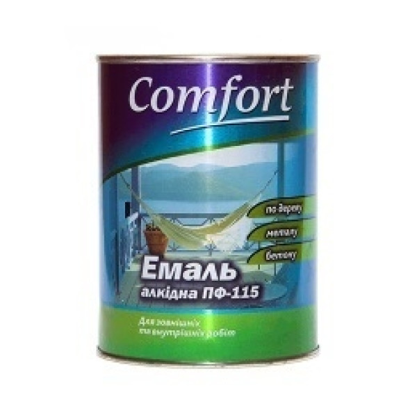 КОМФОРТ Емаль ПФ 115 ЧОРНА 2,8 кг