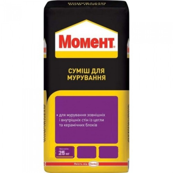 Момент Суміш для мурування газобетону 25кг