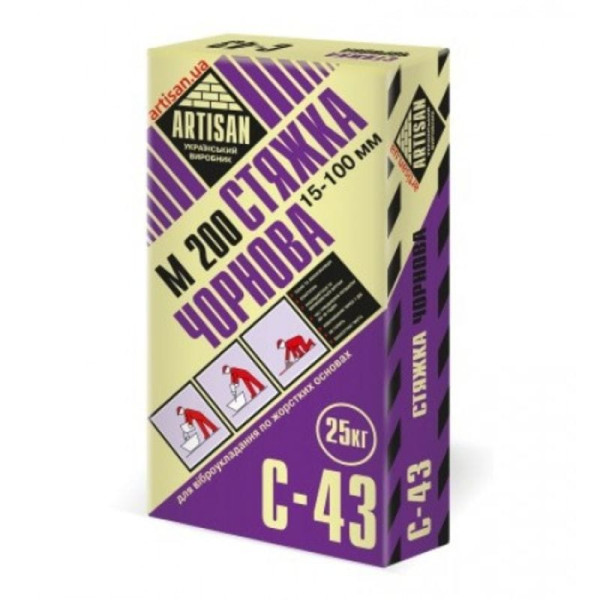 Стяжка чорнова Artisan С-43 15-35мм, 25кг