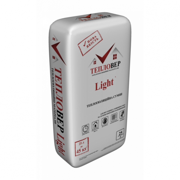 Штукатурка Тепловер Light 7 кг (25 л)