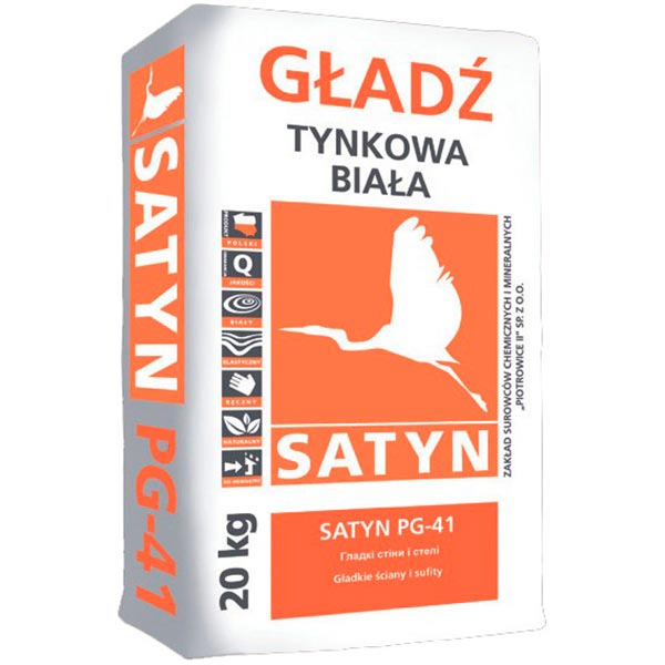 Шпаклівка Satyn PG-41 фінішна, 20 кг