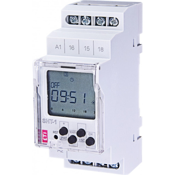 Програмоване цифрове реле SHT-1 UNI 12-240 AC / DC (1x16A_AC1) ETI