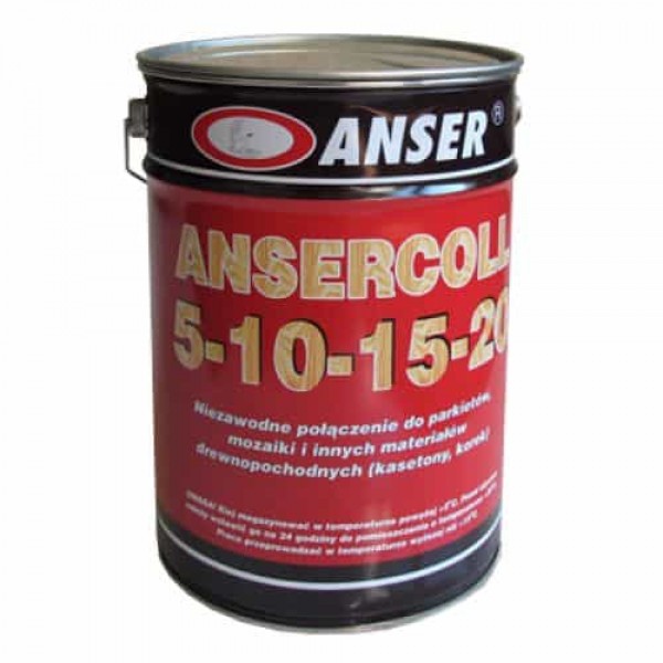 Клей для паркету  Ansercoll  23кг Анцеркол каучуковый