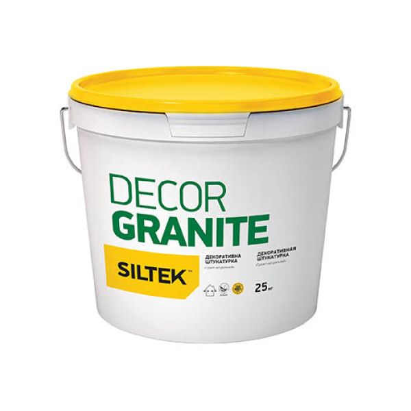 Siltek Decor Granit Штукатурка декоративна "граніт натуральний" (зерно 1,5-2,5мм), колір червоний (2