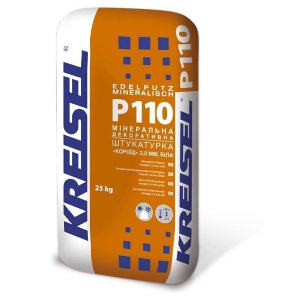 Штукатурка Kreisel P110 декор. мінеральна короїд, 2,0мм, 25кг