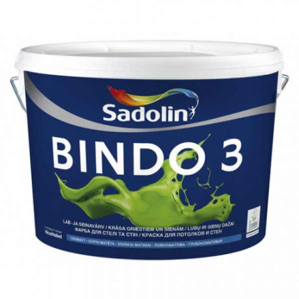 Фарба BINDO 3 BW (WO) 5 л