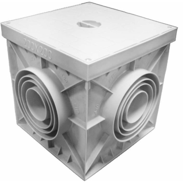 Колодязь кабельний 200x200x200 без кришки ADAL PANO