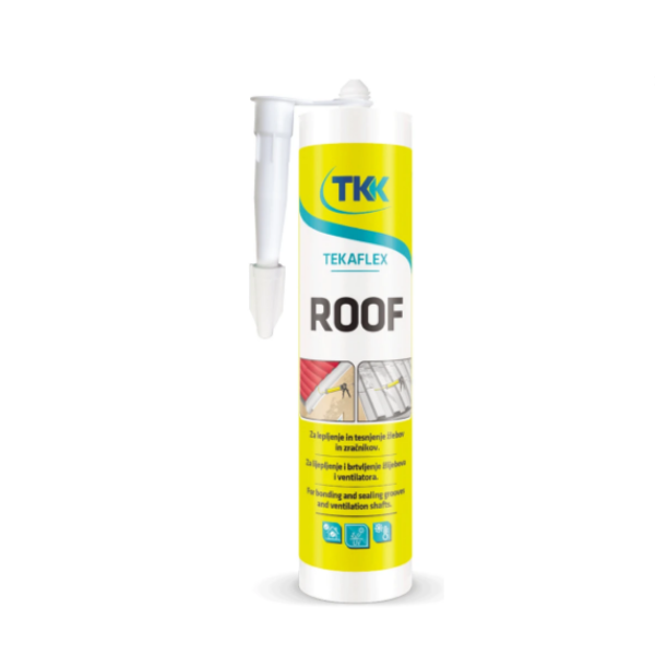 Клей-ущільнювач для дахів Tekaflex Roof, чорний, 300мл ТКК | 12-372