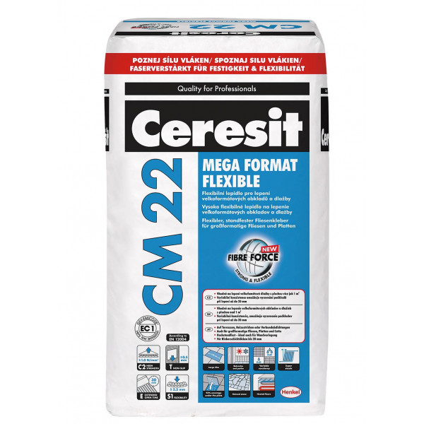 Ceresit CM 22/25кг Mega Format Flexible (пал. 48шт)
