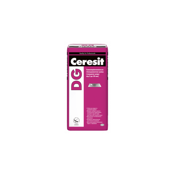 Суміш для підлоги самовир. Ceresit DG, 25кг
