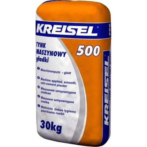 Штукатурка цементно-вапняна Kreisel 500 машинна гладка, 30кг